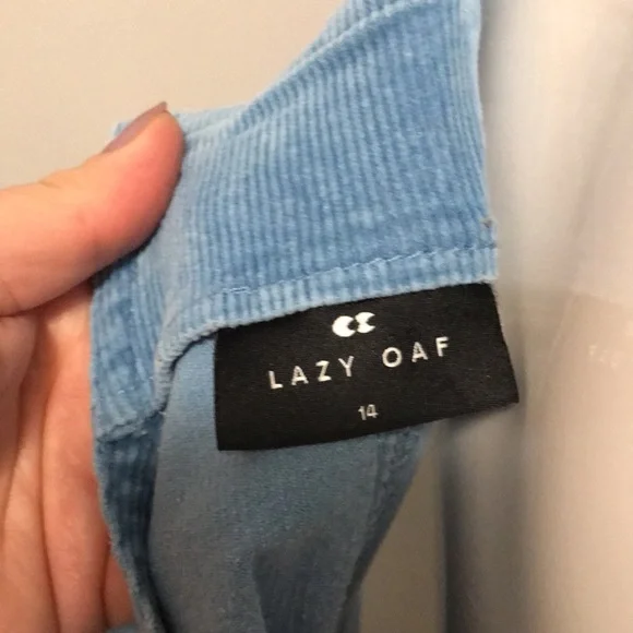 Lazy Oaf Blue Bunny Overalls - Picture 9 of 10